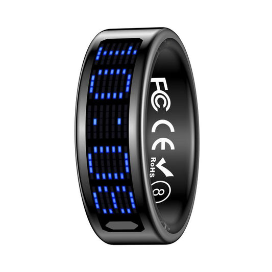 SR16 SIZE 8 Smart Ring, Support Heart Rate / Blood Oxygen / Sleep Monitoring / Multiple Sports Modes