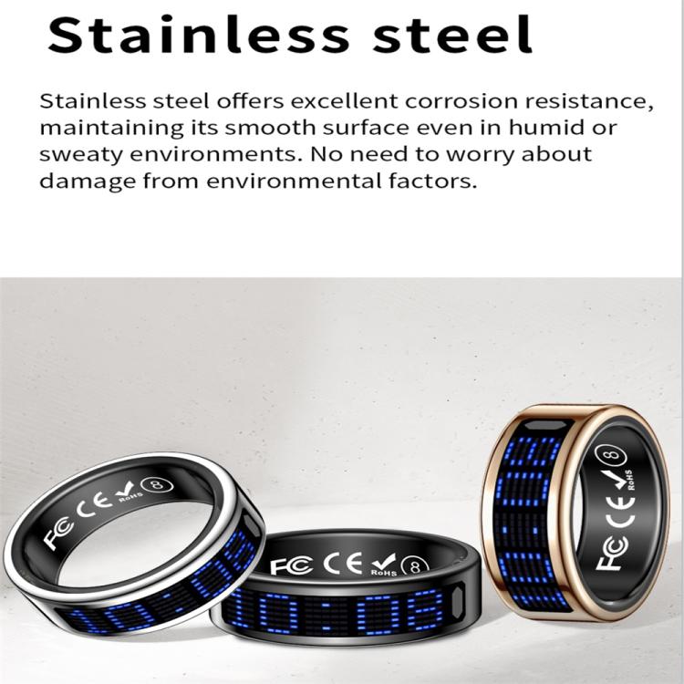 SR16 SIZE 13 Smart Ring, Support Heart Rate / Blood Oxygen / Sleep Monitoring / Multiple Sports Modes