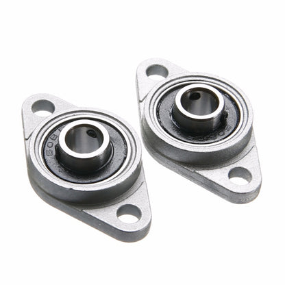 2 PCS  Diamond KFL-08 000 001 Bearing Housing Zinc Alloy Miniature Housing Bearing 3D Printer Accessories Universal, KFL08 (inner diameter 8), KFL000 (inner diameter 10), KFL001 (inner diameter 12)