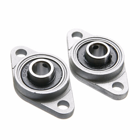 2 PCS  Diamond KFL-08 000 001 Bearing Housing Zinc Alloy Miniature Housing Bearing 3D Printer Accessories Universal, KFL08 (inner diameter 8), KFL000 (inner diameter 10), KFL001 (inner diameter 12)