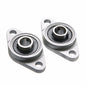 2 PCS  Diamond KFL-08 000 001 Bearing Housing Zinc Alloy Miniature Housing Bearing 3D Printer Accessories Universal, KFL08 (inner diameter 8), KFL000 (inner diameter 10), KFL001 (inner diameter 12)