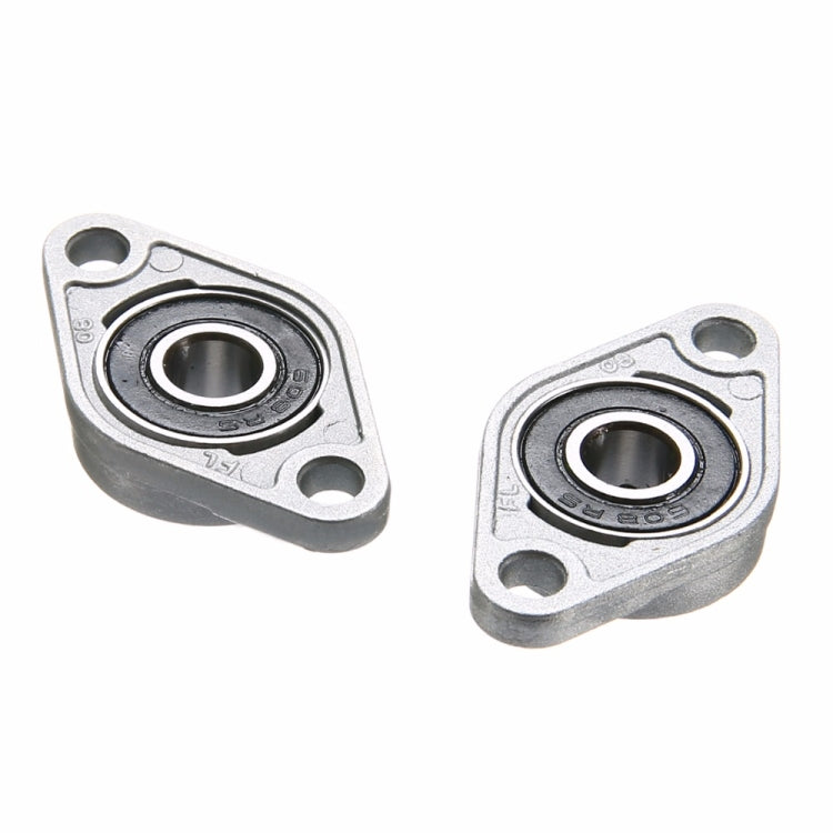 2 PCS  Diamond KFL-08 000 001 Bearing Housing Zinc Alloy Miniature Housing Bearing 3D Printer Accessories Universal, KFL08 (inner diameter 8), KFL000 (inner diameter 10), KFL001 (inner diameter 12)