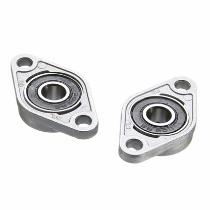 2 PCS  Diamond KFL-08 000 001 Bearing Housing Zinc Alloy Miniature Housing Bearing 3D Printer Accessories Universal, KFL08 (inner diameter 8), KFL000 (inner diameter 10), KFL001 (inner diameter 12)