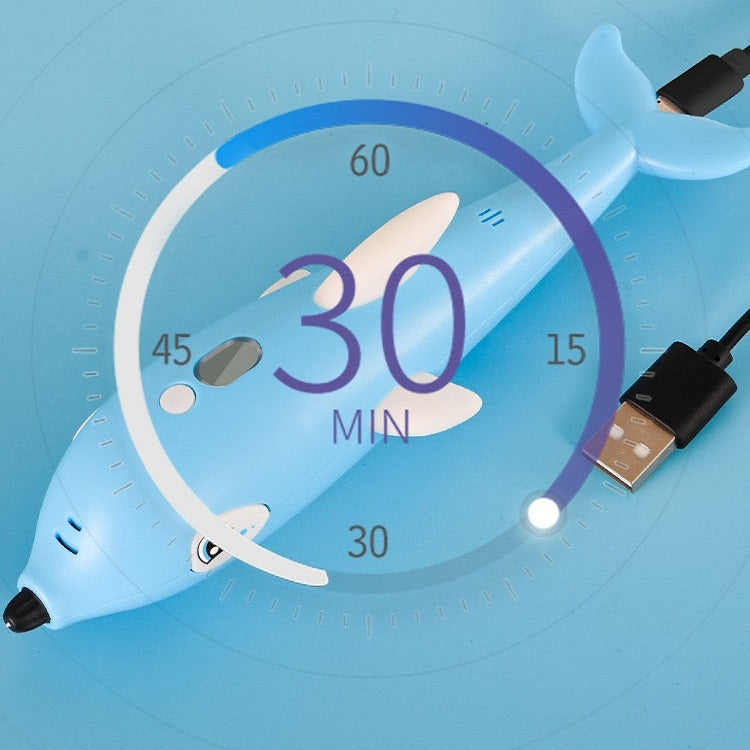 3D Printing Pen Three-Dimensional Painting Graffiti Brush, Dolphin Pink