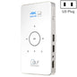 C6 1G+8G Android System Intelligent DLP HD Mini Projector Portable Home Mobile Phone Projector，, US Plug  (Black), EU Plug (Black), UK Plug (Black), AU Plug (Black), US Plug (White), EU Plug (White), UK Plug (White), AU Plug (White)