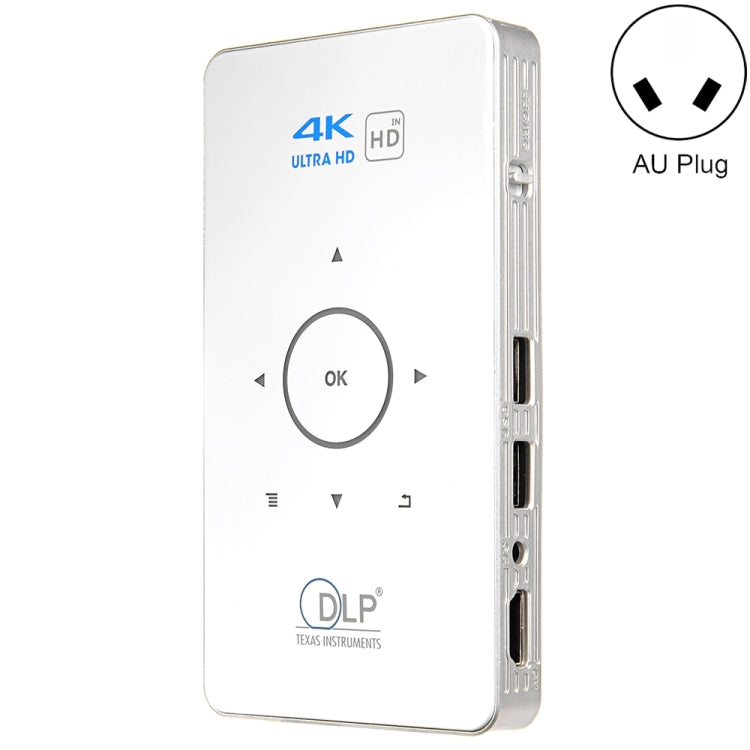 C6 2GB+32GB Android Smart DLP HD Projector Mini Wireless Projector, US Plug (Black), EU Plug (Black), UK Plug (Black), AU Plug (Black), US Plug (White), EU Plug (White), UK Plug (White), AU Plug (White)