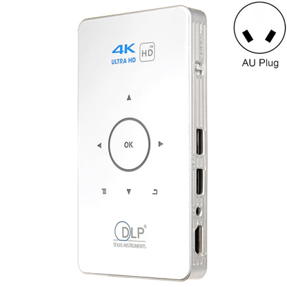 C6 2GB+32GB Android Smart DLP HD Projector Mini Wireless Projector, US Plug (Black), EU Plug (Black), UK Plug (Black), AU Plug (Black), US Plug (White), EU Plug (White), UK Plug (White), AU Plug (White)