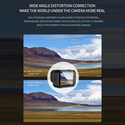 SC002-12 4K Outdoor Sports Camera WiFi Diving Waterproof Mini Camera, Black