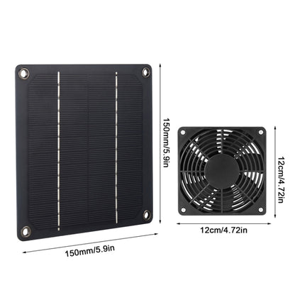 3W High Speed and Long Life Outdoor Solar Pet Exhaust Fan, 3W