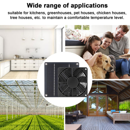 3W High Speed and Long Life Outdoor Solar Pet Exhaust Fan, 3W