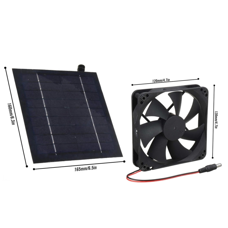 20W Solar Mini Fan Bathroom Kitchen Solar Exhaust Fan, Al-043 20W