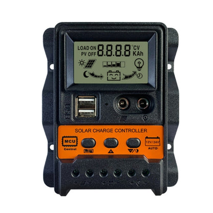 Dual DC Current Display 12V24V Solar Controller LCD PWM Photovoltaic Power Generation Controller, K1688 10A, K1688 20A, K1688 30A