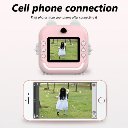 Children Instant Camera Mini Thermal HD Printer Video Photo Digital Camera, Standard  Blue, Standard Pink, 16G  Pink, 16G Blue, 32G  Pink, 32G Blue
