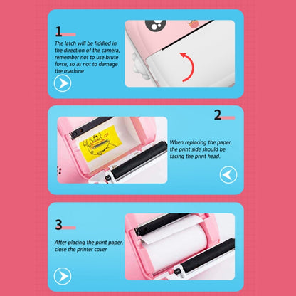 Children Instant Camera Mini Thermal HD Printer Video Photo Digital Camera, Standard  Blue, Standard Pink, 16G  Pink, 16G Blue, 32G  Pink, 32G Blue