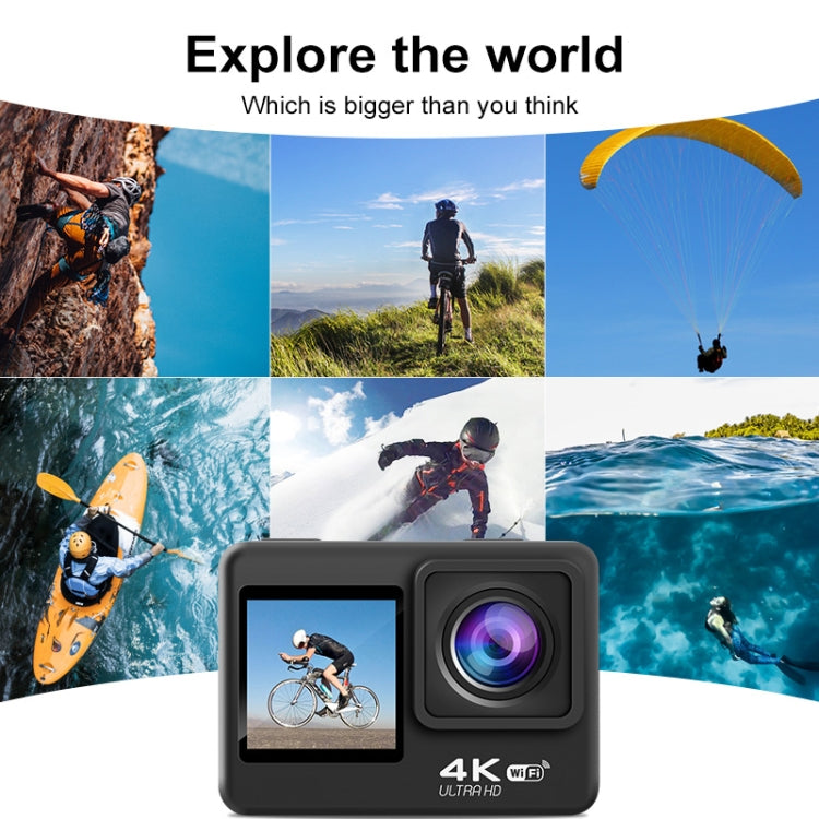 WIFI Color Dual-Screen HD 4K Video Outdoor Waterproof Sports Camera, Q60AR