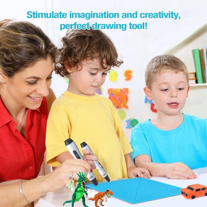 3D Printing Pen Copy Silicone DIY Painting Template Mat, Blue, Green, Transparent, Blue Large, Green Large, Transparent Large