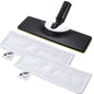 For Karcher SC3upright Steam Cleaner Magic Floor Brush, Black White, Black White+2 Cloths