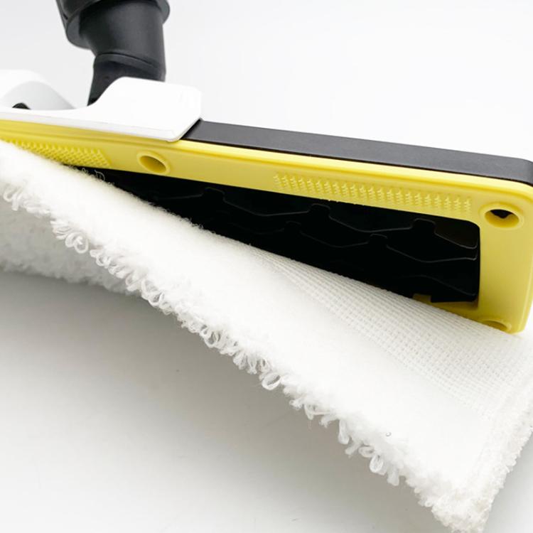 For Karcher SC3upright Steam Cleaner Magic Floor Brush, Black White, Black White+2 Cloths