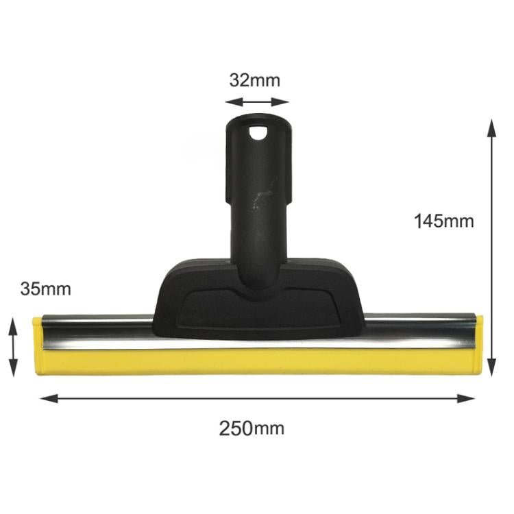 For Karcher SC2 / SC3 / SC4 / SC5 / CTK10 / CTK20 Steam Cleaner Glass Mirror Cleaning Nozzle Wiper Accessories 2.863-025.0, 1 Scraper+2 Covers, 1 Scraper+2 Covers+4 Brushes, Single Scraper