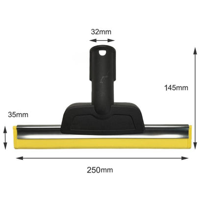 For Karcher SC2 / SC3 / SC4 / SC5 / CTK10 / CTK20 Steam Cleaner Glass Mirror Cleaning Nozzle Wiper Accessories 2.863-025.0, 1 Scraper+2 Covers, 1 Scraper+2 Covers+4 Brushes, Single Scraper