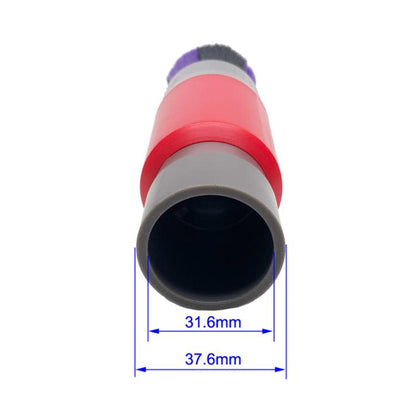 Vacuum Cleaner Dusting Streak Free Soft Brush Replacement Accessory Set, 32mm Soft Brush, 32mm Soft Brush+Connector For Dyson V8, 32mm Soft Brush+DC Connector, 32mm Soft Brush+35mm Connector, 32mm Soft Brush+Connector For Shark