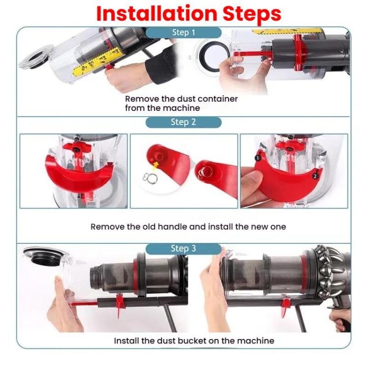 For Dyson V10/V11/V15 Upgraded Dust Bin Trigger Switch Replacement Part