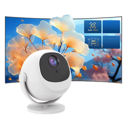 5G Dual-Band 4K High-Definition Intelligent Ball Android Projector, US Plug, EU Plug, UK Plug, AU Plug