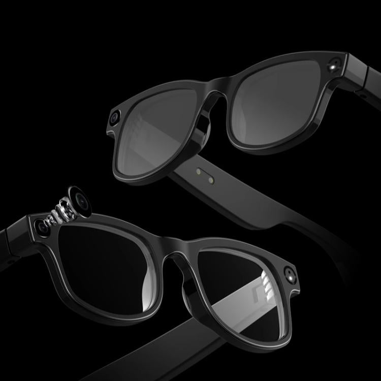 AIMB-G1 Smart Glasses with 5MP Camera & Real-Time AI Translation 1080P Stabilized Video, 3 Lens Kit, AIMB-G1