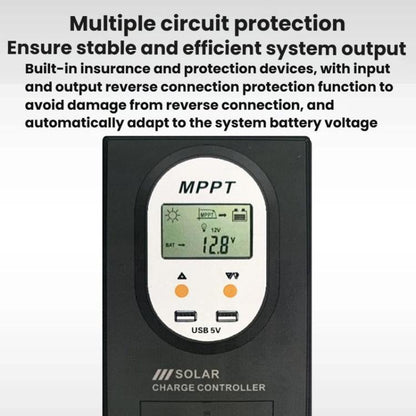 MPPT Solar Controller With Automatic 12V/24V Recognition, SKA-10A, SKA-20A, SKA-30A, SKA-40A, SKA-50A, SKA-60A