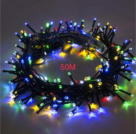 50m Multi-colour Electric Fairy Lights