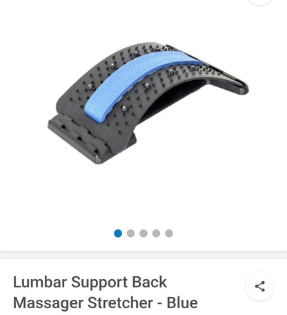 Lumbar Support Back Massager Stretcher