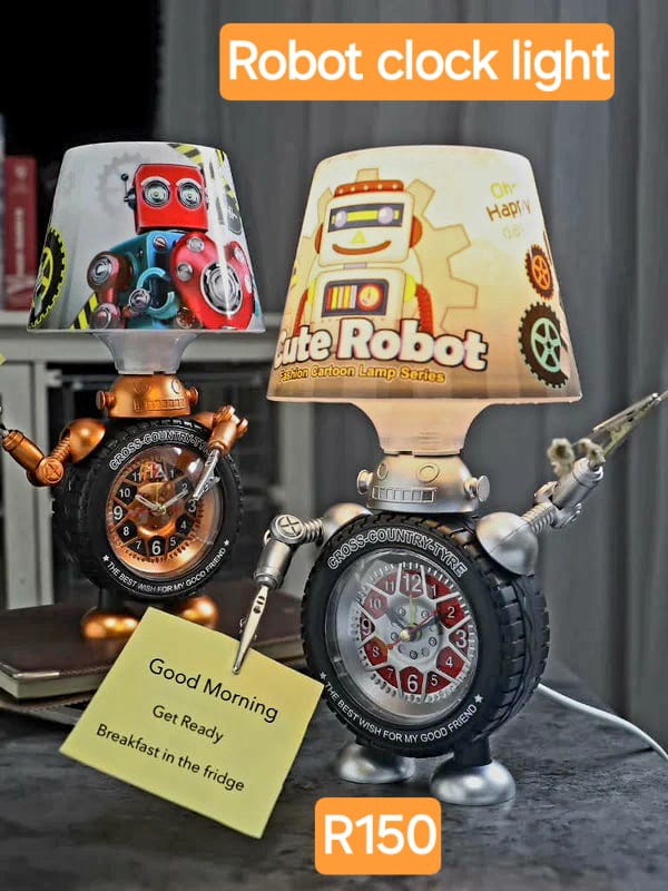 Robot Clock Light